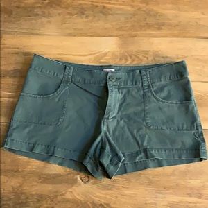 Army green shorts